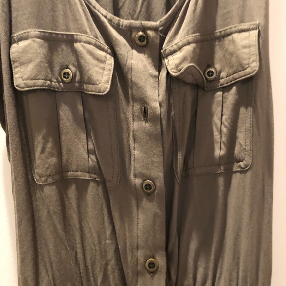 Army Green Romper - Picture 2 of 5